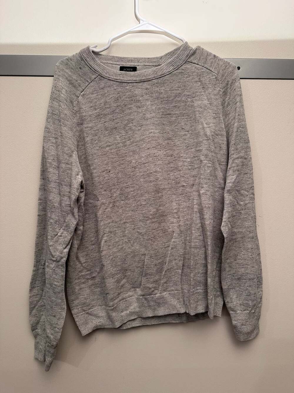 J.Crew Crewneck Pullover Sweater Size S Heather Gray